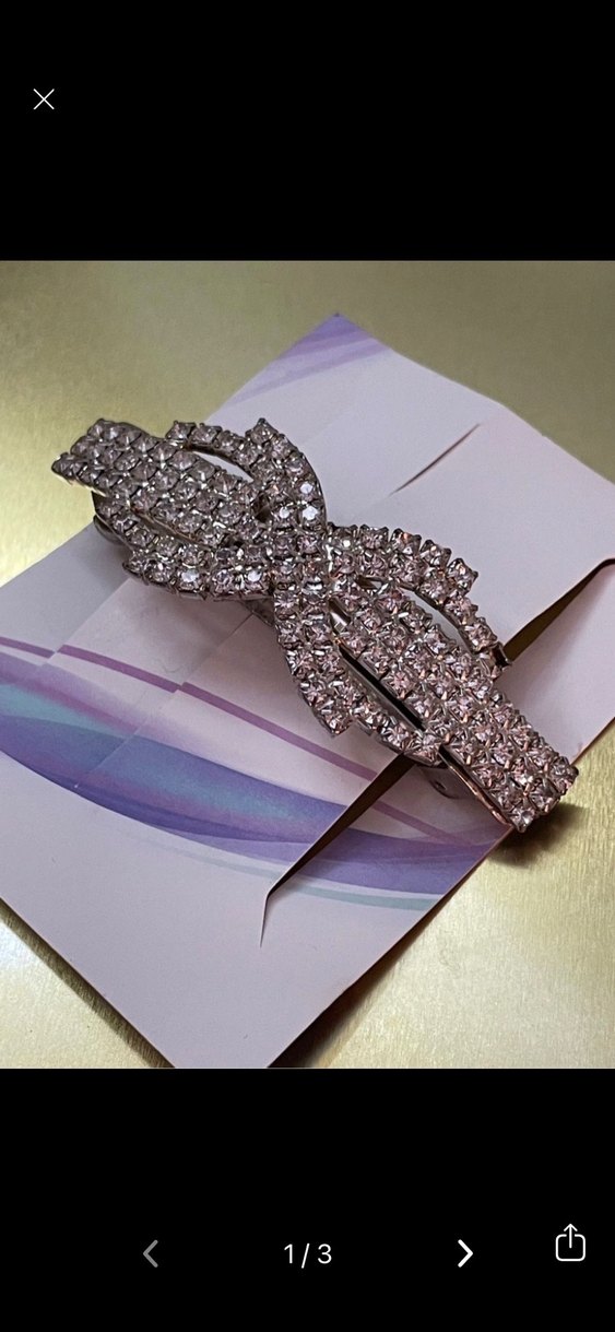 Zirkon Taşlı Abiye Toka | klipsli - Görsel 2