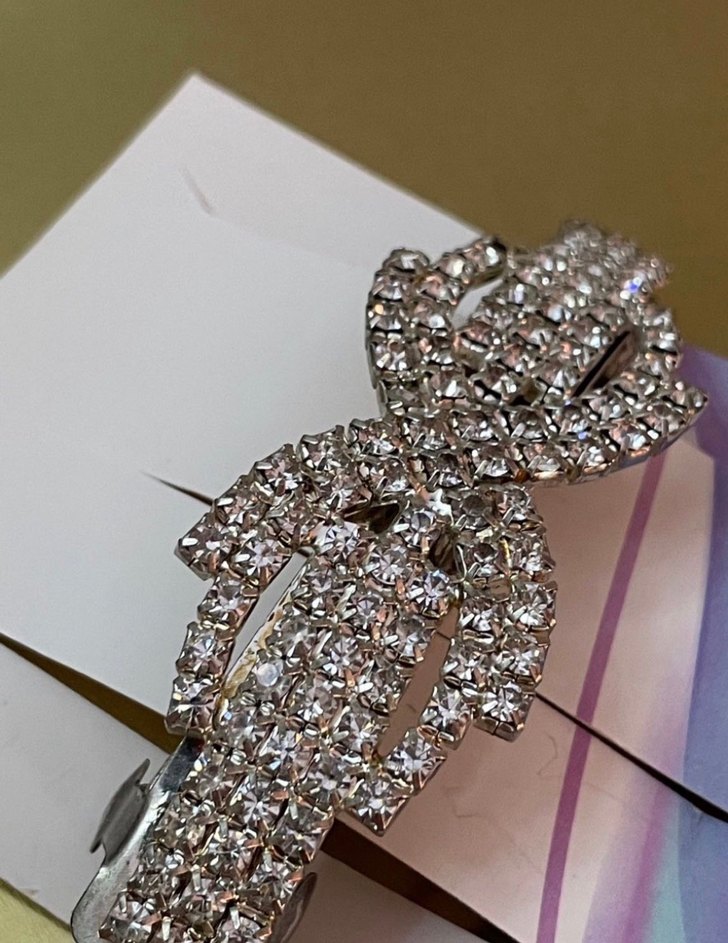 Zirkon Taşlı Abiye Toka | klipsli - Görsel 3