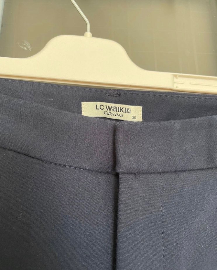 Lacivert Kumaş Pantolon - Görsel 3