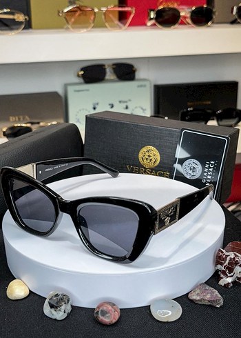 Versace | Cat Eye Siyah Güneş Gözlüğü - Görsel 2
