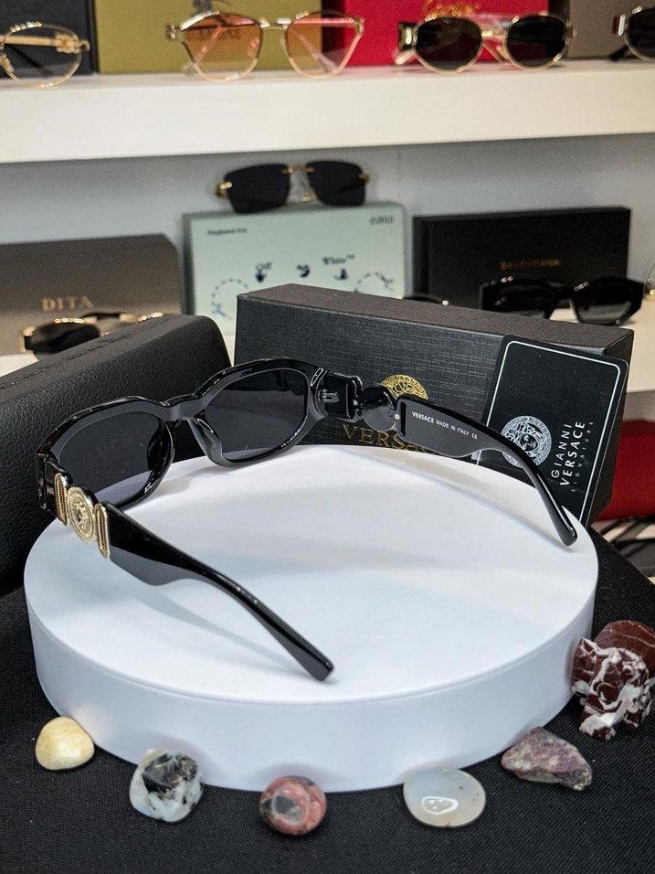 Versace Siyah Güneş Gözlüğü Unisex - Görsel 4