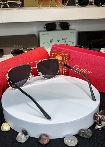 Cartier Aviator Pilot Damla Model Güneş Gözlüğü - Görsel 2