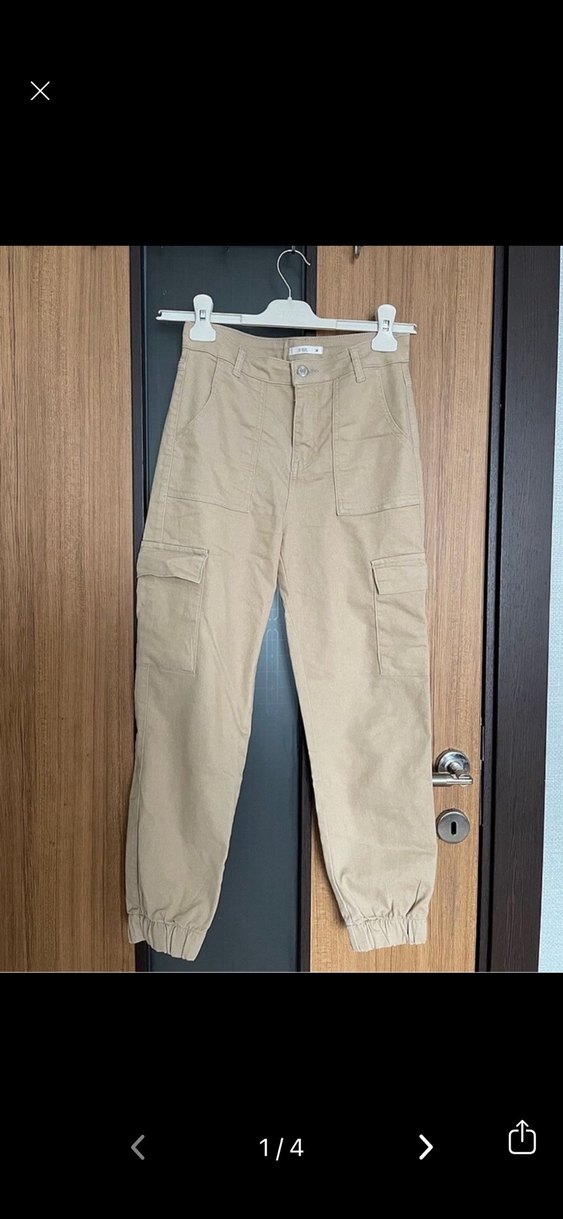 Bej Jogger Kargo Pantolon - Görsel 2