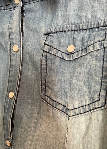 Mavi Jean Denim Kot Gömlek - Görsel 3