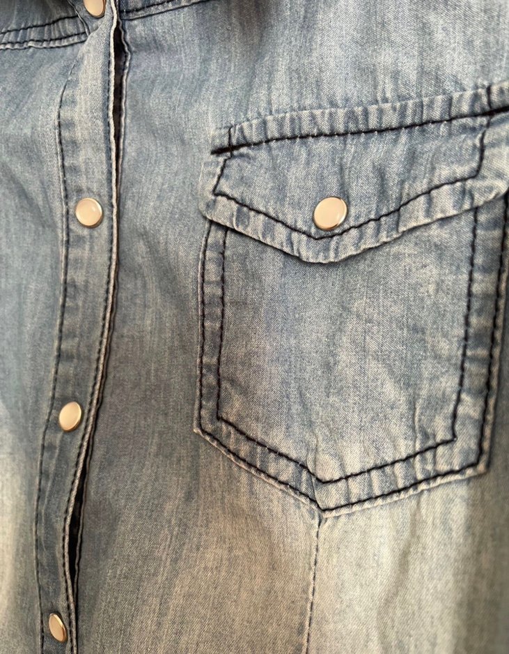 Mavi Jean Denim Kot Gömlek - Görsel 3