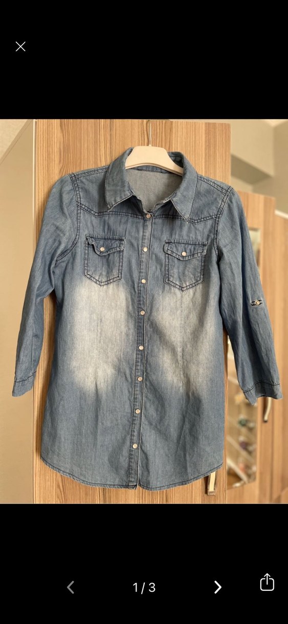 Mavi Jean Denim Kot Gömlek - Görsel 2