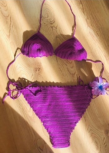 Diğer Örgü Bohem Bikini Takımı | Mint Yeşili