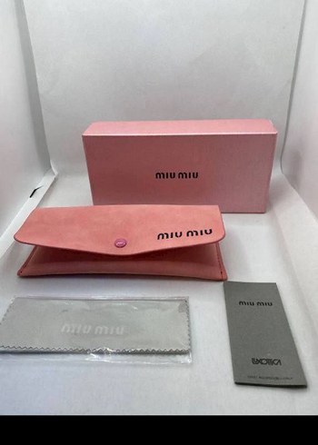 Beden kahverengi Renk Miu Miu Klasik Modern Kahverengi Güneş Gözlüğü