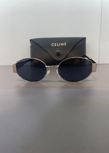 Celine Celine Siyah Oval Güneş Gözlüğü