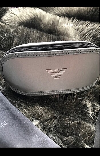 Emporio Armani Gri Gözlük Kılıfı / Kabı