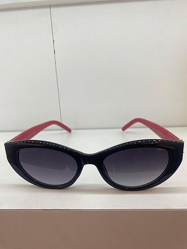 Diğer YSL | Cat Eye Siyah Çerçeve Kırmızı Kulp