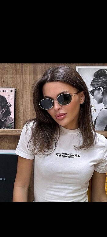 Celine | Triomphe Koyu Yeşil Cam Oval Güneş Gözlüğü