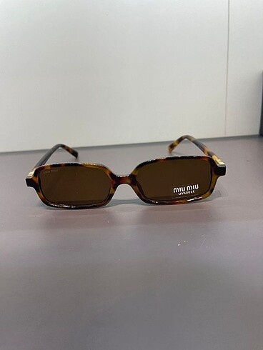 Miu Miu Miu Miu | Leopar Kahverengi Vintage Güneş Gözlüğü