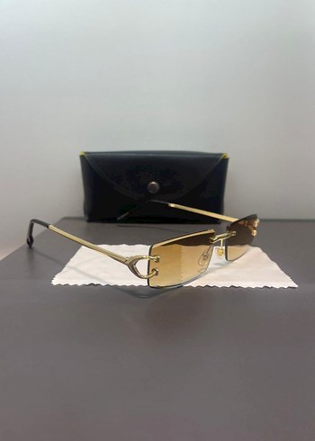 Cartier Cartier Kahverengi / Sarı Güneş Gözlüğü