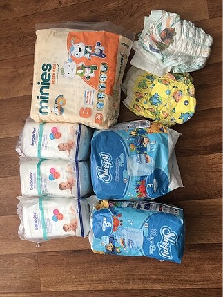 Bebek bezi mayo bez temizleme pamuğu