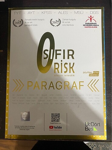 Sıfır risk paragraf kitabı