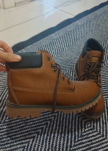 Erkek Kahverengi Deri Bağcıklı Bot - Görsel 2