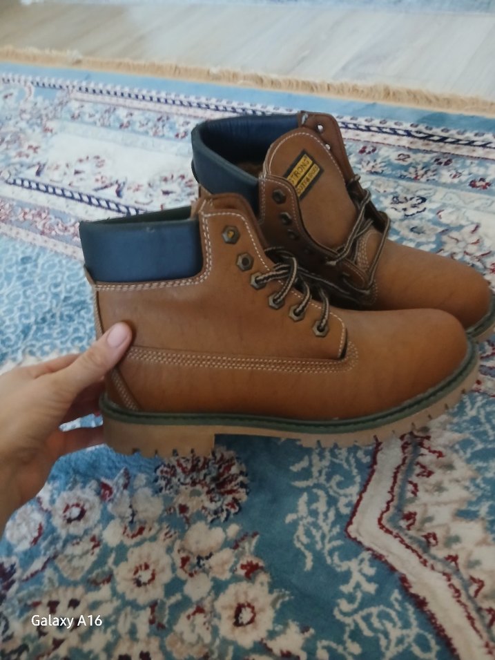 Erkek Kahverengi Deri Bağcıklı Bot - Görsel 3