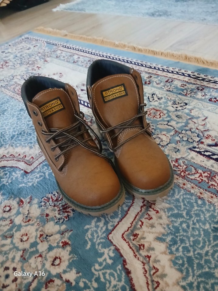 Erkek Kahverengi Deri Bağcıklı Bot - Görsel 4