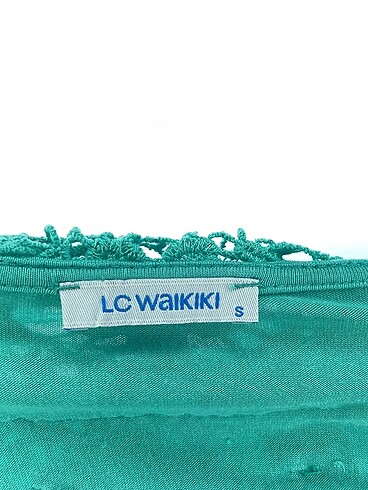 s Beden yeşil Renk LC Waikiki T-shirt %70 İndirimli.