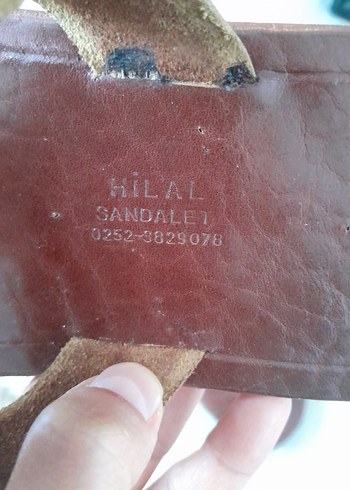 Kahverengi Deri Erkek Sandalet - Görsel 5