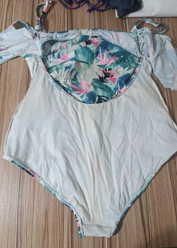 Bohem Tarzı Çok Renkli Drapeli Mayo - Görsel 4