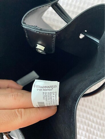  Beden Stradivarius siyah çanta