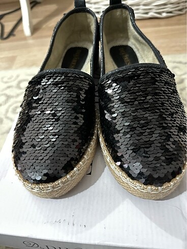 Payetli espadril