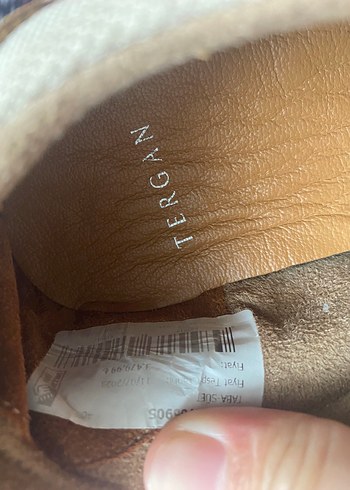 Orjinal deri tergan sneaker - Görsel 5