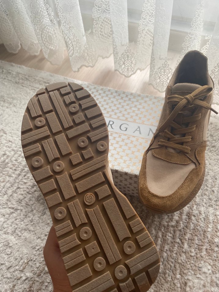 Orjinal deri tergan sneaker - Görsel 4