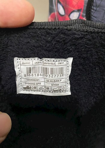 Çocuklar için Örümcek Adam Baskılı Kauçuk Bot - Görsel 3