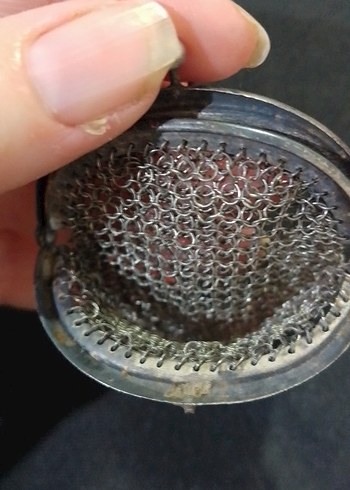 VİNTAGE GÜMÜŞ PARA KESESİ - Görsel 4