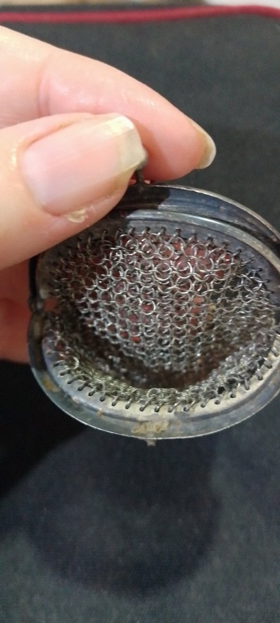 VİNTAGE GÜMÜŞ PARA KESESİ - Görsel 4