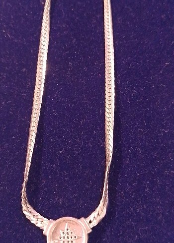 Uzun Zincirli Bohem Gri Yılan Desenli Kolye - Görsel 5