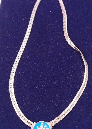 Uzun Zincirli Bohem Gri Yılan Desenli Kolye - Görsel 2