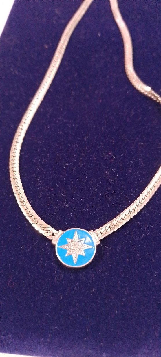 Uzun Zincirli Bohem Gri Yılan Desenli Kolye - Görsel 3