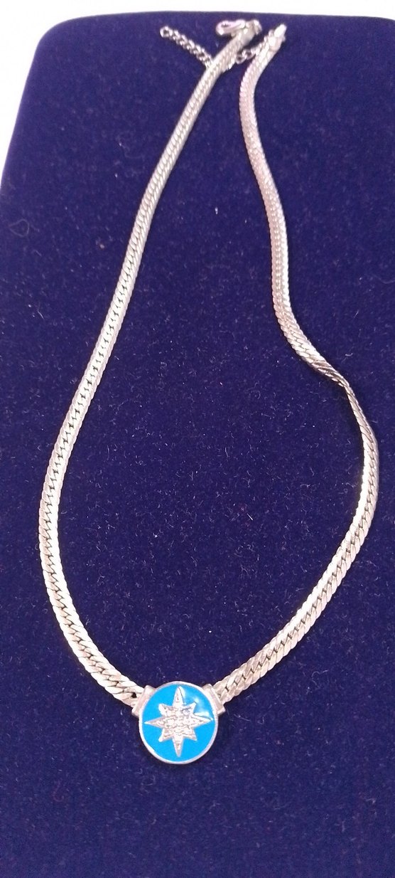 Uzun Zincirli Bohem Gri Yılan Desenli Kolye - Görsel 2