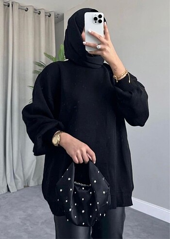 diğer Beden Triko kazak tunik tesettür