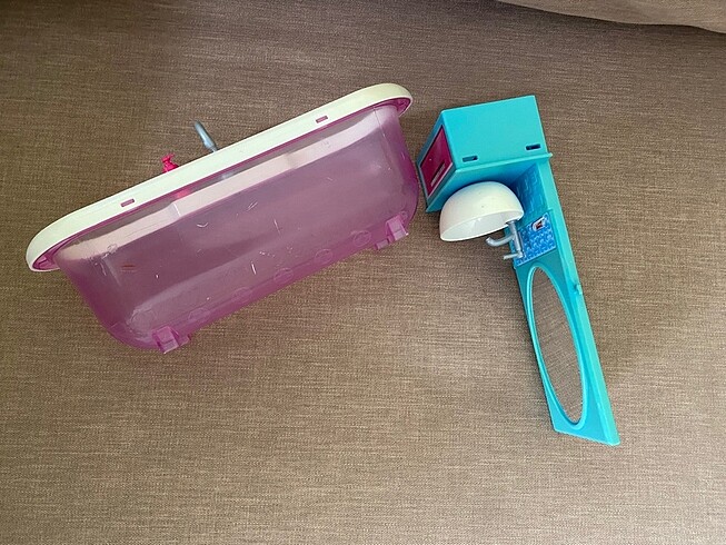  Beden Renk Barbie banyo seti