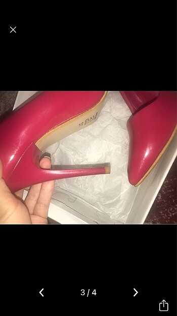 37 Beden Pembe stiletto