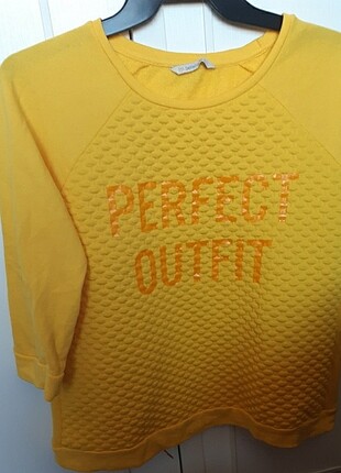 Yarım kollu sweatshirt