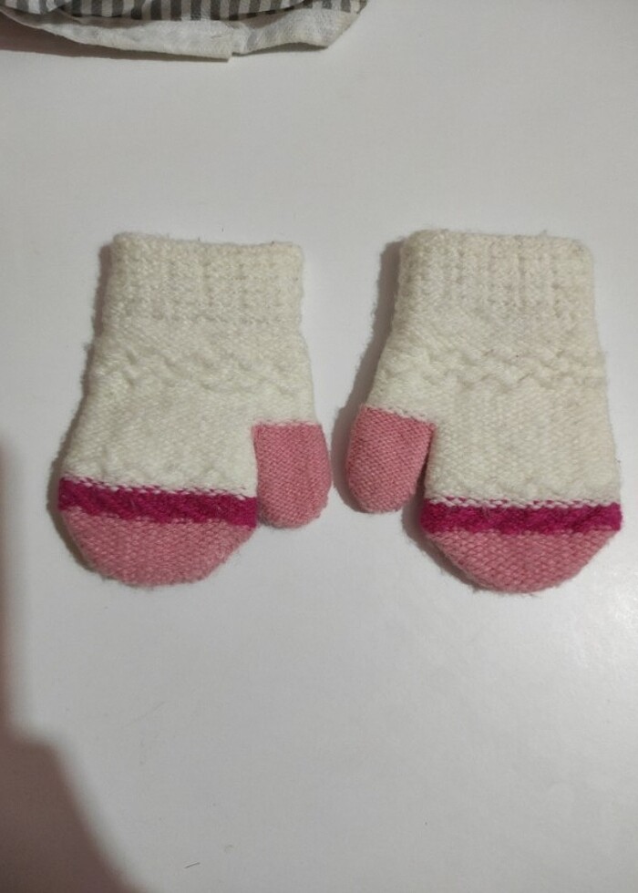 Kız bebek eldiven  - Görsel 2