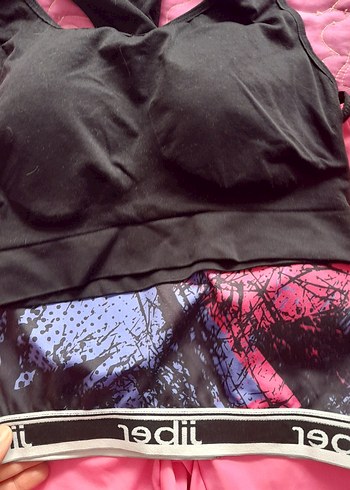 Pembe Mini Spor Tayt - Görsel 5