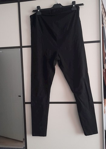 Spor Siyah Kadın Tayt, Midi Boy - Görsel 3