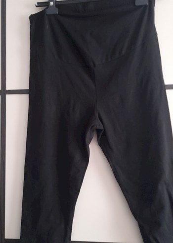 Spor Siyah Kadın Tayt, Midi Boy - Görsel 2