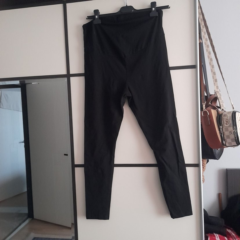 Spor Siyah Kadın Tayt,  Midi Boy - Görsel 3