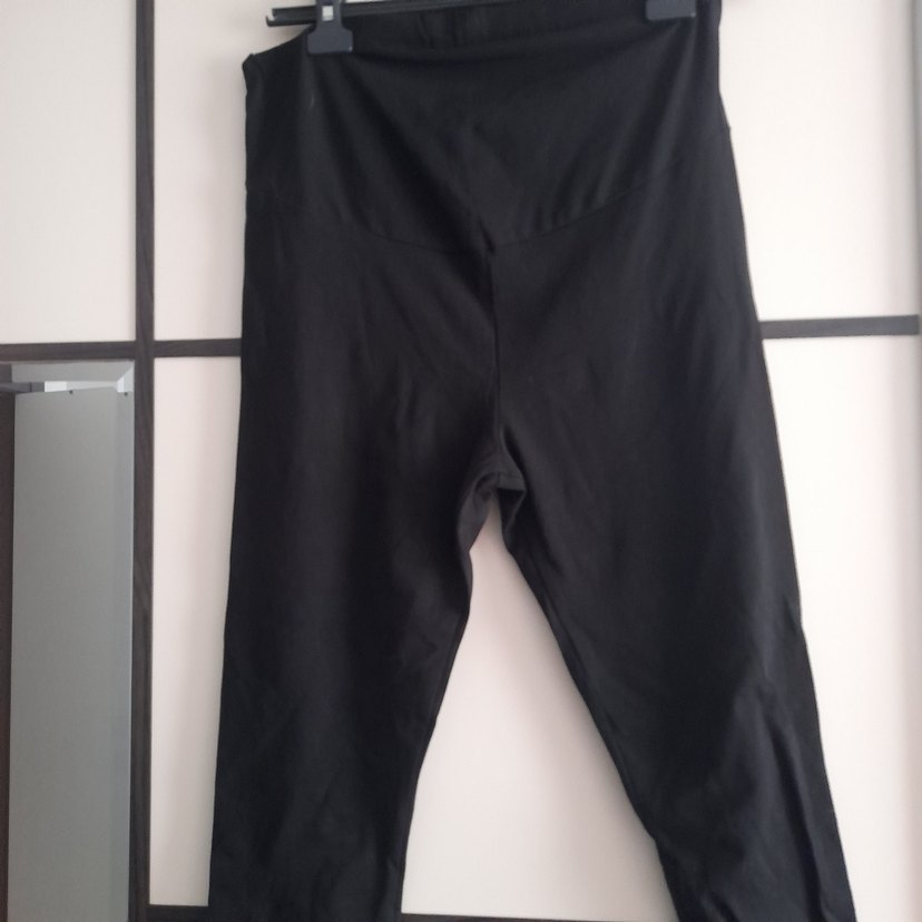 Spor Siyah Kadın Tayt,  Midi Boy - Görsel 2