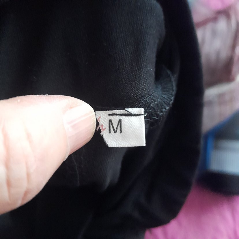 Spor Siyah Kadın Tayt,  Midi Boy - Görsel 5