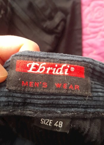 Erkek Mavi Kot Pantolon, Bol Kesim, Kemerli - Görsel 5