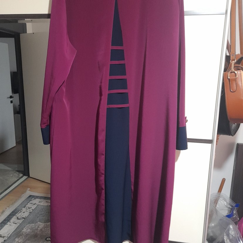 Mor Fermuarlı Uzun - Görsel 4